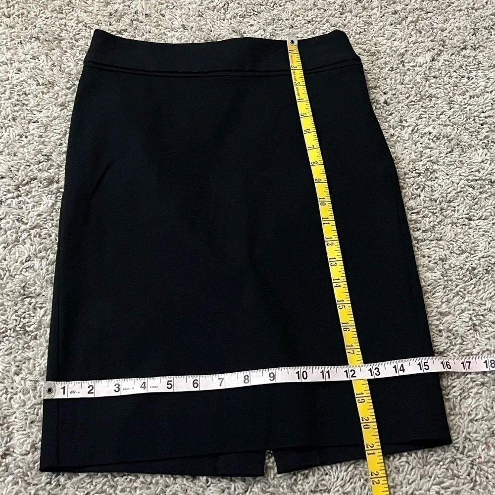The Limited Exact Stretch High Rise Pencil Skirt Mini Solid Black 00 Slit